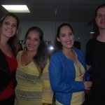 Andressa Taqueda, da Tuareg, Elisangela Teixeira, da Elite Turismo, com Daniele e Pablo Boesel, da Grande Destinos Viagens