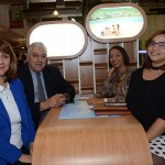Angela Martinez e Fernando Gutiérrez, e Belkis Ventura, de Barceló Grand Resort, e Jenniffer Pralta, do Occidental Caribe
