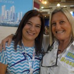Beth Bauhwitz, secretária de Turismo de Pipa e Tibaú do Sul com Rosa Masgrau