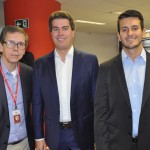 Cassio Oliveira, Juarez Cintra Neto e Guilherme Machado, da Ancoradouro