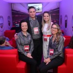 Claudia Shishido, Diego Castagnet, Joelma Martins e Joyce Rego, da Avianca Internacional