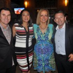 Claudio Dasilva, do M&E, com Margartita Castañeda, Lourdes Vera e Adriano Aguiar, da Hertz