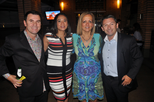 Claudio Dasilva, do M&E, com Margartita Castañeda, Lourdes Vera e Adriano Aguiar, da Hertz Claudio Dasilva, do M&E, com Margartita Castañeda, Lourdes Vera e Adriano Aguiar, da Hertz