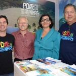 Daniel Jacarandá, do POrto de Galinhas CVB, Eden Alvarenga, do Hotel Armação, Aline Nascimento, do Summerville, e Mauricio Escobar, do Solar Porto de Galinhas
