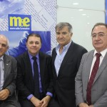 Dilson Fonseca, da ABIH, Eliseu Barros, do Marina Park, Jose Peixoto Simões, do Praia Centro, e Manuel Gama, da ABIH