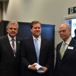 Edmar Bull, da Abav, Marx Beltrão, e Lawrence, Reinisch, da WTM