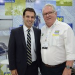Eduardo Zorzanello, do Festuris, e Roy Taylor, do M&E
