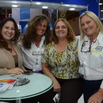 Fernanda Lacerda e Rosy Alvarenga, da Belotur, com Mari e Rosa Masgrau, do M&E