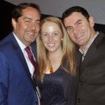 Fernando Harb, de Fort Lauderdale, Stefaine Zinke, do Lee County CVB, e Claudio Dasilva, do M&E