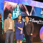 Flávia Light, Angel Sarria, Gabriela Delai e Luiz Araújo, da Disney