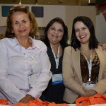 Gisleide Silva, de Sergipe, Kãtia Pimentel, do Xingo Parque Hotel, e Juliana Assumpção, da Aviesp