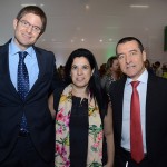 Gonzalo Romero, Vanina Gaccione e Ivan Blanco, da Aerolineas Argentinas