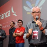 Ian Gillespie, Rodrigo Napoli, Juarez Neto, e Tarcisio Gargioni, da Avianca