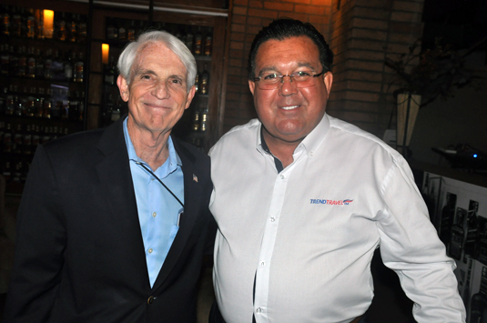 Jack Wert, de Naples Marco Island Everglades, com Jay Santos, da Trend Travel USA Jack Wert, de Naples Marco Island Everglades, com Jay Santos, da Trend Travel USA