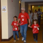 Juarez Cintra Filho, com os netos Rafael e Gustavo