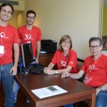 Kauê, Lucas, Claudia e Cassio Oliveira, da Ancoradouro