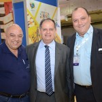 Luciano Von, do Malai Manso Resort, Thiago Pacos, do Sheraton SP, e Alberto Cestroni, do Infinity Blue]