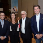 Luiz Teixeira, da Delta, com Silvia, Juarez Filho e Juarez Neto