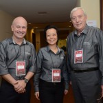 Marcelo Figueiredo, Claudia Shishido, e Ian Gillespie, da Avianca
