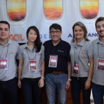 Marcelo, da GOL, Eliza Kim, da Air Franc KLM, Luiz Teixeira, Tania Nadolny e Danilo Barbizan,  da Delta