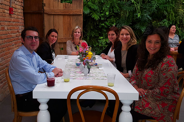 Marcus Campos da Trend, Kelly Leão da New Age, Cristiane Cortizo da Copa Airlines, Ana Elisa Facchinato do Brand USA, Jacqueline Conrado da United e Kristen Schascheck da Medieval Times Marcus Campos da Trend, Kelly Leão da New Age, Cristiane Cortizo da Copa Airlines, Ana Elisa Facchinato do Brand USA, Jacqueline Conrado da United e Kristen Schascheck da Medieval Times