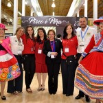 Mari Masgrau, do M&E, Ariadne Pereira, Fanny Thivierge, Milagros Ochoa, Sandra Doig e Maria Figueiredo, do Peru, e João Taylor, do M&E