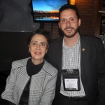 Marina Barros e Cauê Castro, de Fort Lauderdale