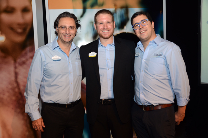 Mauricio Alexandre, Felipe Timerman e Martim Diniz, do SeaWorld Mauricio Alexandre, Felipe Timerman e Martim Diniz, do SeaWorld