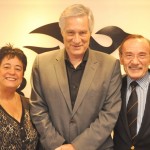 Max Gehringer entre Cristina Fritsch e George Irmes, da ABAV-RJ