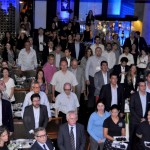 Os convidados ficaram de pé durante o hino nacional argentino