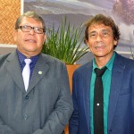 Roberto Ayala e Abelino Lazo, da El Salvador