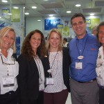 Rosa Masgrau, do M&E, Jane Terra, Danielle Hollander e Patrick Yvars, do Visit Orlando, e Mari Masgrau, do M&E
