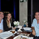 Rúben Aguilera, do Terra Travel, Natalia Fernandez, da Welcome Beds, e Kleber Lage, da Taipe Turismo