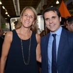 Silvia Fagundes, da Trade Tours, e Joan Romero, da Agência Catala de Turismo
