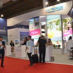 Stand do Visit Florida durante a WTM