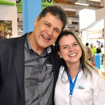 Valci Souza, da Avianca, e Fernanda Teixeira, de Aruba