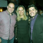 Vitor Santos, da Orinter, Nathalia Pizzotti, da TPI, e Paulo Biondo, da Agaxtur