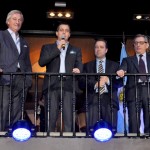 Willy Patts, VP da Câmara de Turismo da Argentina, Alejandro Lastra, secretário de Turismo da Argentina, Roberto Palais, secretário executivo da Inprotur, e Luis Castillo, Cônsul geral da Argentina