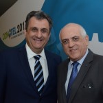 Claiton Armelin, da CVC, e Dilson Fonseca Jatahy, presidente da ABIH Nacional