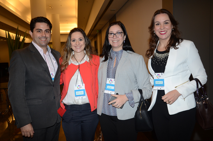 Claudinei Gonçalves, Bruna Striuli, Aline Rubbo, e Giselle Grigoletto, da Marriott Claudinei Gonçalves, Bruna Striuli, Aline Rubbo, e Giselle Grigoletto, da Marriott