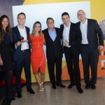 Eliana Barbosa e Cristiane Yumi, da Movida, Bruno Sansão e Ronaldo Waltrick, da Maiorca Turismo, Renato Franklin e Jamyl Jarrus, da Movida