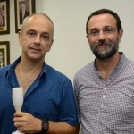 Glen Gamper, da Ambiental, e Paulo Santos, da Schultz