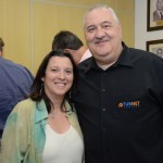 Jaqueline Rodrigues, da MGM, e Renato Carone, da Turnet