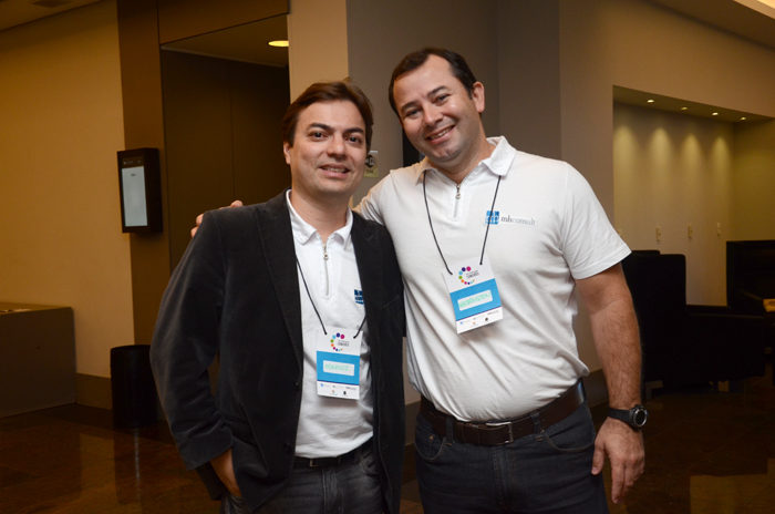 Marcos Bentes e Washington Migotto, da MH Consult Marcos Bentes e Washington Migotto, da MH Consult