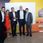 Renato Franklin, CEO da Movida, Cristiane Yumi, da  Movida, Amilton Tourinho, da Promotional Travel, Jamyl Jarrus, da Movida, e Sandro Barbosa, da Promotional Travel