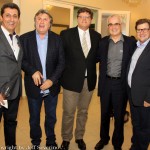 Rogerio Siqueira, do Beto Carrero, Leonel Pavan, - secretário de Turismo de Santa Catarina, Mario Lobo Filho, do Sindectur, Tarcicio Gargioni, da Avianca, e Eduardo Loch, da ABAV-SC