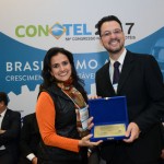 Vanessa Pires, da ABIH Nacional, e Rafael Camargo de Castro