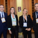 Anderson Serafim e Cristiane Silveira, da Azul, Alexandra Caprioli, diretora de Turismo de Campinas, e Valcir Teixeira, da Azul