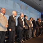 Autoridades durante solenidade de abertura