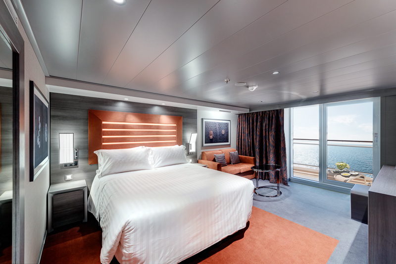 Cabine com varanda no Yacht Club Cabine com varanda no Yacht Club